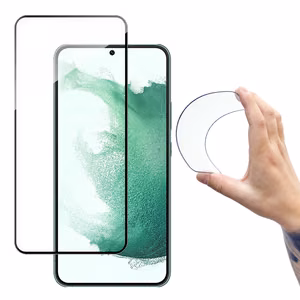Wozinsky Full Cover Flexi Nano Glass Film karkaistu lasi kehyksellä Samsung Galaxy S22 läpinäkyvä