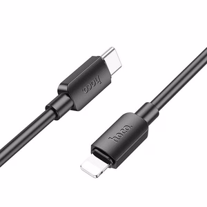 Kaapeli USB-C Lightning Hoco PD 2,4A 20W 1 m X96 musta