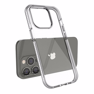 Spring Case tapauksessa iPhone 14 Pro silikoni tapauksessa kehys vaaleansininen vaaleansininen
