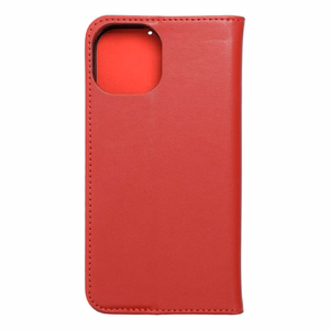 SMART PRO Book nahkakuori iPhone 15 - punainen