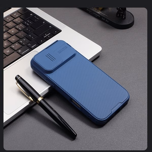 Nillkin CamShield Pro magneettikotelo iPhone 16 - sininen