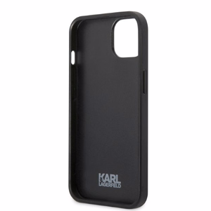 Karl Lagerfeld KLHCP13SPMNIKBL iPhone 13 mini 5.4 kovakuori sininen/sininen Monogram Ikonik Patch