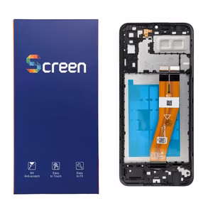 Samsung Galaxy A04e LCD-näyttö OEM kehyksen kanssa