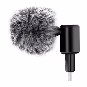 Puluz 8-pin condenser microphone with omnidirectional pickup pattern for mobile phones