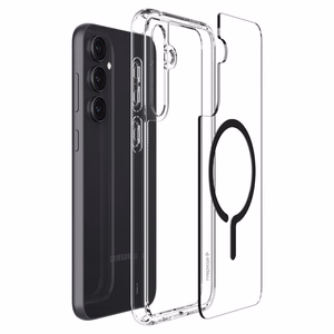 SPIGEN suojakuori ULTRA HYBRID Onetap Ring yhteensopiva MagSafe SAMSUNG S23 FE musta