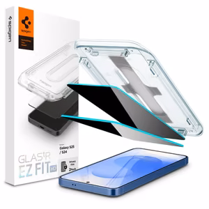 Spigen Glas.TR Ez Fit Privacy HD 2-pack yksityisyyssuojalasi Samsung Galaxy S24 / S25:lle