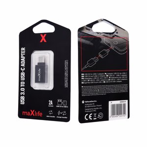 Maxlife USB 3.0 - USB-C -adapteri