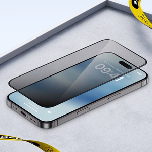 Benks Tempered glass Ultra Shield Privacy (FK66) for Iphone 16 Pro Max black (Thin Edge)
