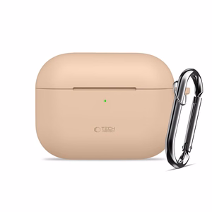 Tech-Protect Silikoninen Hook Suojakuori AirPods Pro:lle - Beige