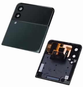 LCD-näyttö Samsung F711 Z Flip3 5G kosketusnäytöllä kehyksellä (ulko) musta alkuperäinen (käytetty Grade C)