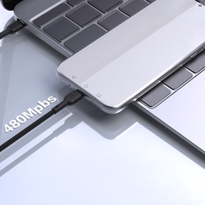 Dudao L9C Max 240W PD USB-C - USB-C 2m Kaapeli - Musta