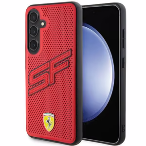 Ferrari Big SF perforoitu suojakuori Samsung Galaxy S24+:lle - punainen
