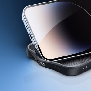 Panssaroitu Suojakuori iPhone 14 Pro:lle MagSafe-yhteensopiva Dux Ducis Aimo Mag - musta
