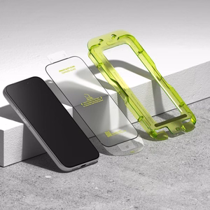 Ringke Easy Slide 2-pack Karkaistu Lasi iPhone 17 Pro:lle - Musta