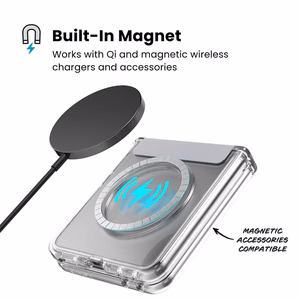 Speck Presidio Perfect-Clear Magnet – MagSafe-suojakuori Samsung Galaxy Z Flip 8:lle (läpinäkyvä)