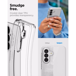 Spigen Liquid Crystal -suojakuori Samsung Galaxy A37 5G:lle crystal clear
