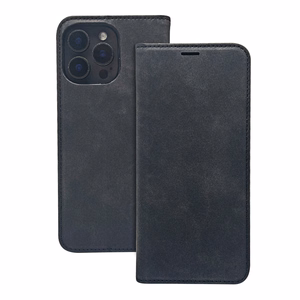 Smart Suede Suojakuori iPhone 17 Pro Max 6,9:lle musta