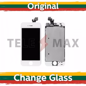 LCD-näyttö yhteensopiva iPhone 5G valkoinen alkuperäinen / uusittu