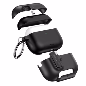 Tech-Protect Slim Hook Suojakuori AirPods Pro 3 -lle - musta