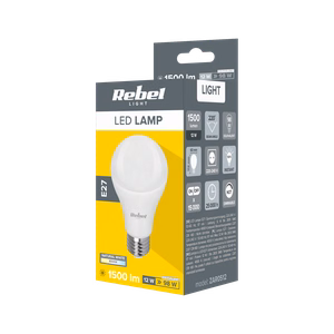 Rebel A60 LED-lamppu, 12 W, E27, 4000 K, 230 V