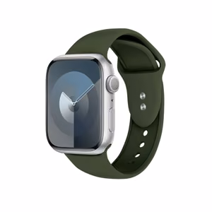 Crong Liquid ranneke Apple Watch 38 / 40 / 41 / 42 mm -kellolle, vihreä