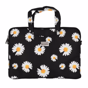 Wonder Briefcase kannettavan laukku 17 tuumaa mustat päivänkakkarat