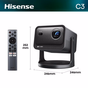 Hisense C3 DLP UHD 4K (3840x2160) 3D metallinen projektori