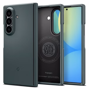 Spigen Air Fit Pro MagSafe -suojakuori mallille Samsung Galaxy Z Fold 8 Ultra – tummanvihreä
