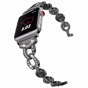 Loop-ranneke Apple Watch 42/44/45:lle design 3 musta