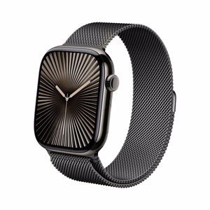 Crong Milano Steel stainless-steel strap for Apple Watch 38 / 40 / 41 / 42 mm, graphite