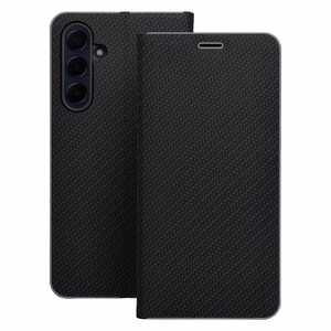 Flip-suojakuori Samsung A10:lle Luna Book Carbon musta