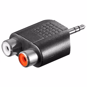 Goobay 11604 – 3.5 mm AUX male to 2× stereo RCA female adapter