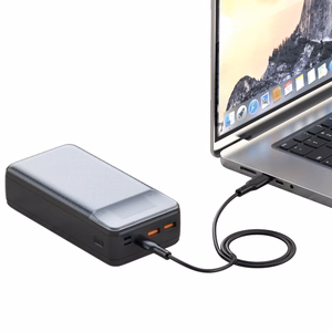 XO PR201 65W/30000mAh virtapankki kannettavalle, musta
