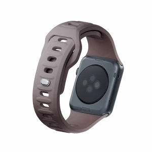 3mk-silikoniranneke Apple Watchille, 38/40/41/42 mm, Taupe, pieni koko
