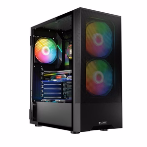 Logic ARYA ARGB MINIDI USB 3.0 -tietokonerunko, musta
