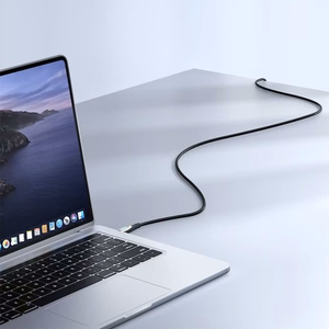 Joyroom Star-Light Series SA27-CC5 USB-C / USB-C kaapeli 100W 1.2m - musta