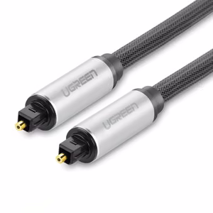 Ugreen AV108 10540 optinen Toslink/SPDIF-kaapeli 2m - harmaa
