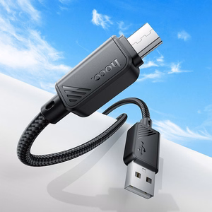 Hoco USB-A - Micro USB -kaapeli 2,4A 1 m X113 musta
