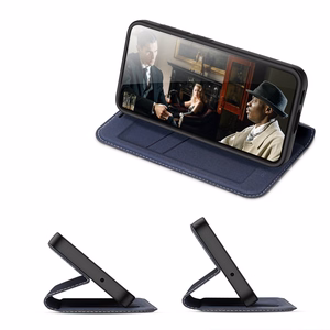 Dux Ducis Skin X2 Suojakuori Samsung Galaxy S23+ läppäkotelo lompakko jalusta sininen