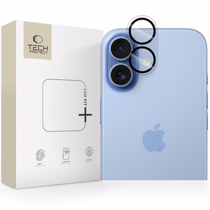 Tech-Protect Cam Fit+ kameran suojus iPhone 17:lle - kirkas