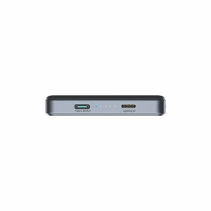 Joyroom JR-PBM08 Pro 10000mAh 20W Powerbank 15W induktiivisella latauksella Ultra-Thin - harmaa - harmaa