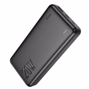 Hoco J87A varavirtalähde USB-C PD 20W+QC 3.0 20000 mAh musta