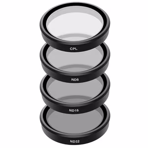 4 suotimen TELESIN CPL/ND8/ND16/ND32 -setti DJI Osmo Action 3 / 4 / 5:lle