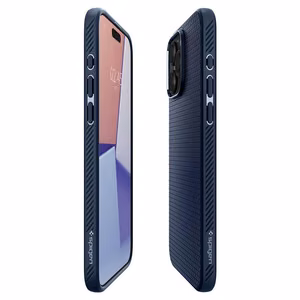 Spigen Liquid Air Suojakuori iPhone 15 Pro Max:lle - laivastonsininen