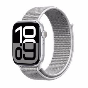 Crong Nylon Apple Watch -urheiluranneke, 44/45/46/49 mm, hopeanharmaa