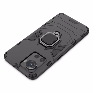 Ring Armor armored hybrid case cover + magnetic holder for OnePlus Ace black