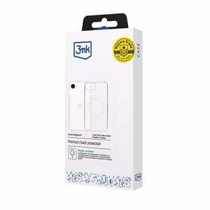 3mk Armor MagCase Suojakuori iPhone 16E:lle - läpinäkyvä