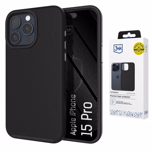3mk Fortis MagCase -suojakuori iPhone 15 Pro:lle - musta