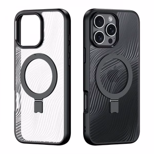 Phone Case Dux Ducis "Aimo Mag Stand" for Apple iPhone 16 Pro Black