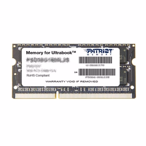 Patriot Memory 8GB DDR3 PC3-12800 (1600MHz) SODIMM muistimoduli 1 x 8 GB